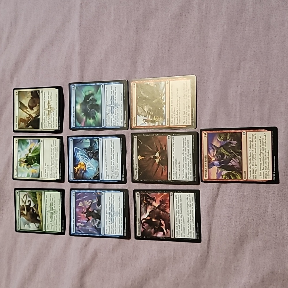 Set of 10 Magic The Gathering (MTG) Instant Trading Cards